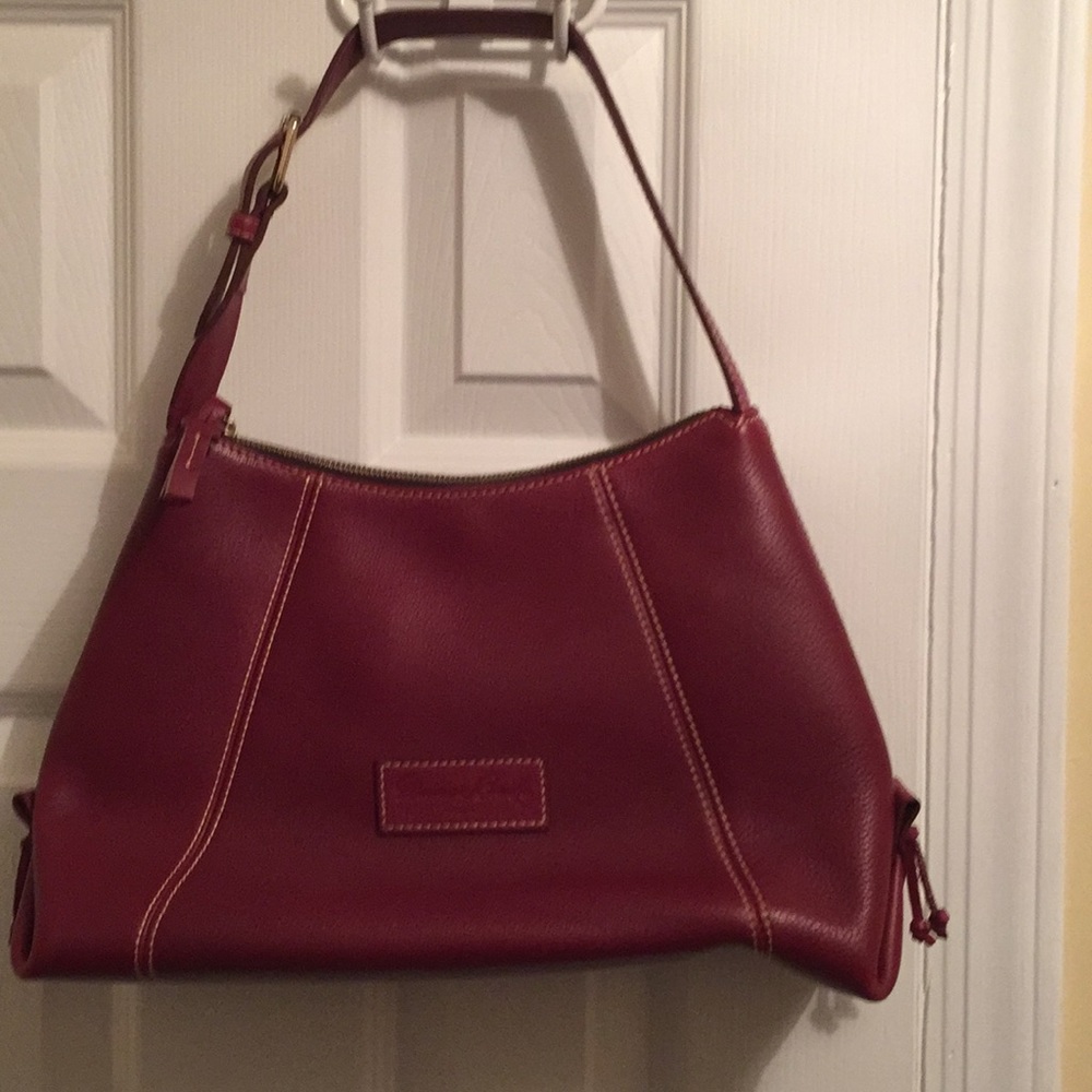 Dooney & Bourke Leather Bag. Burgundy